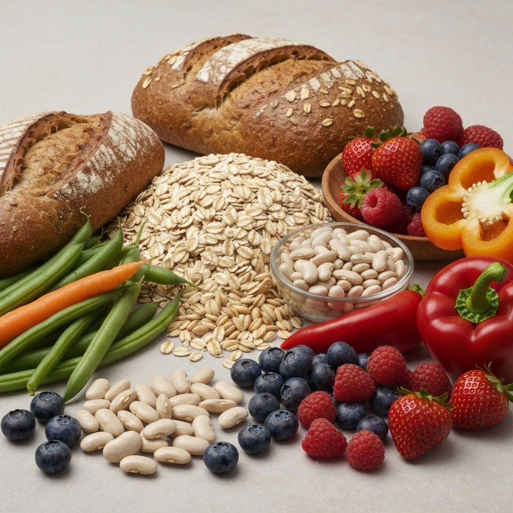 High-fiber foods