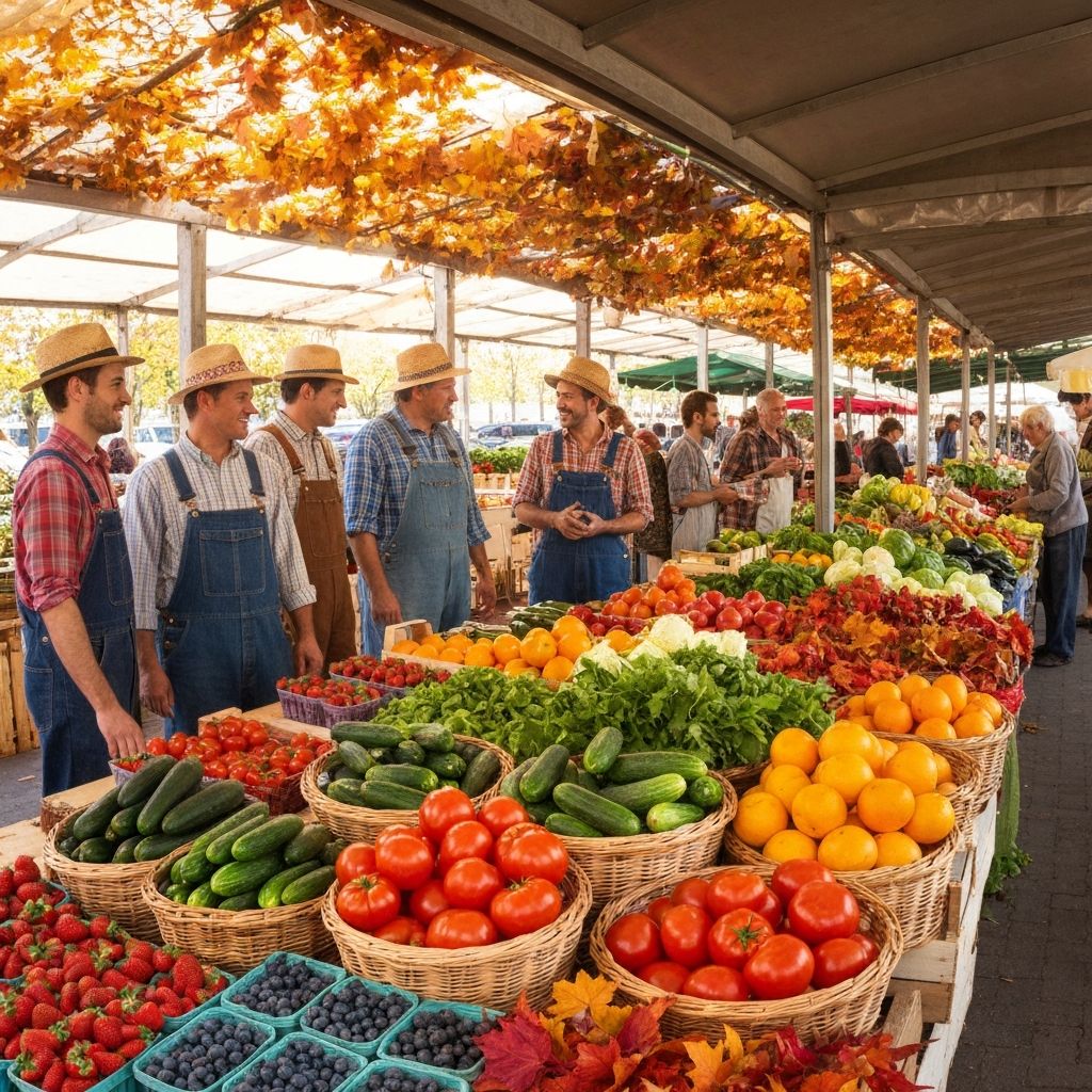 Seasonal local produce